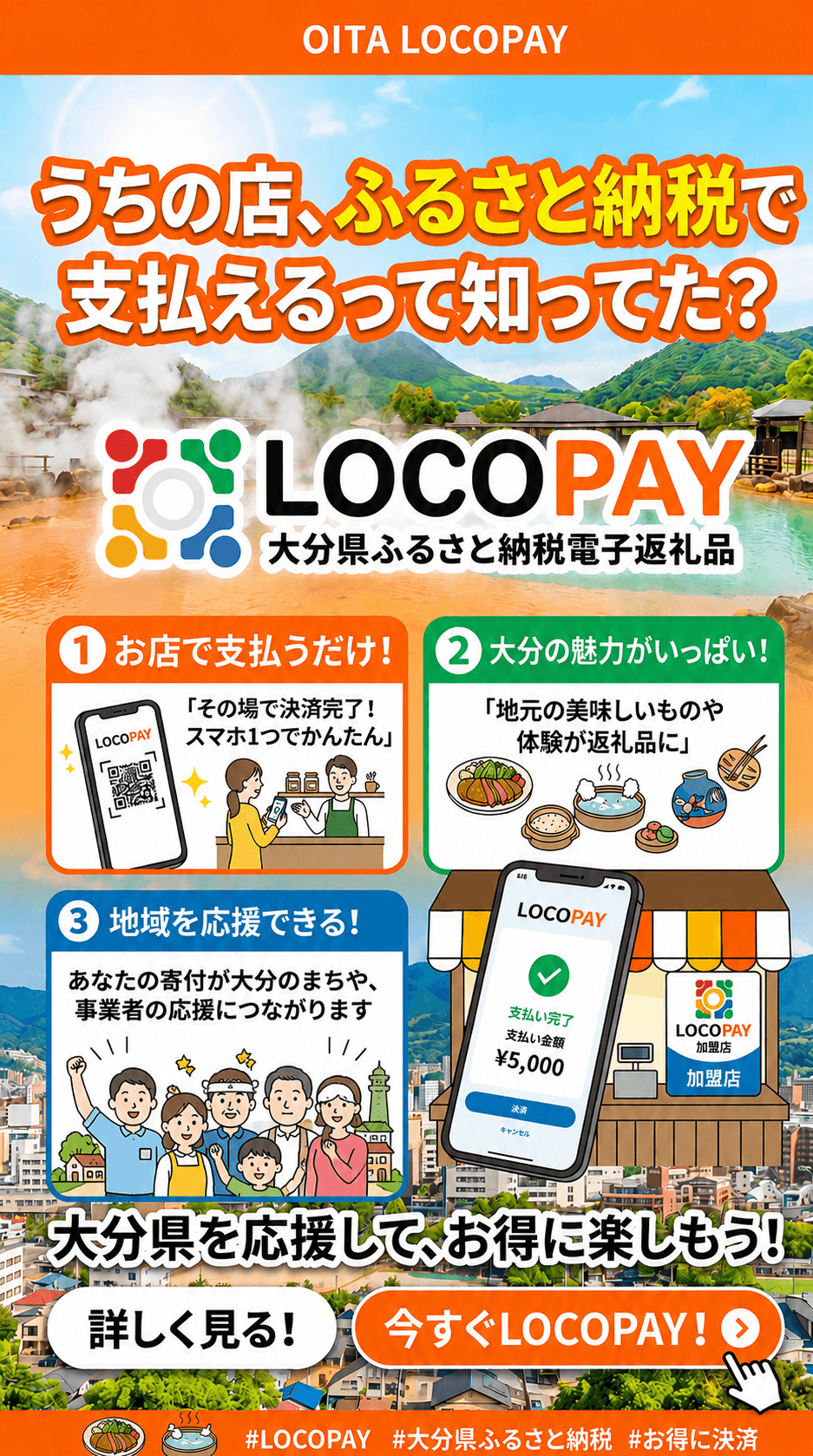 LOCOPAYのチラシ
